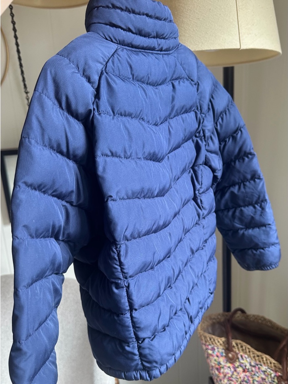 Polo by Ralph Lauren Navy Quilted Puffer Jacket with Red Pony - Picture 2 of 3